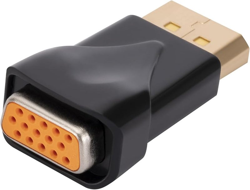 محول DisplayPort إلى VGA كابل ذكر إلى ذكر 1080بك للكمبيوتر المحمول وشاشة الكمبيوتر وجهاز العرض - Image 2